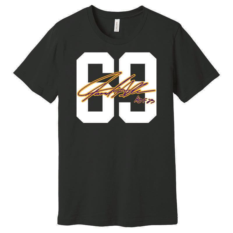 Jared Allen Vikings Class of 2025 Elected Signature T-Shirt