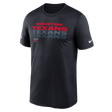 Texans 2025 Nike Men's Sideline Team Issue Legend T-Shirt