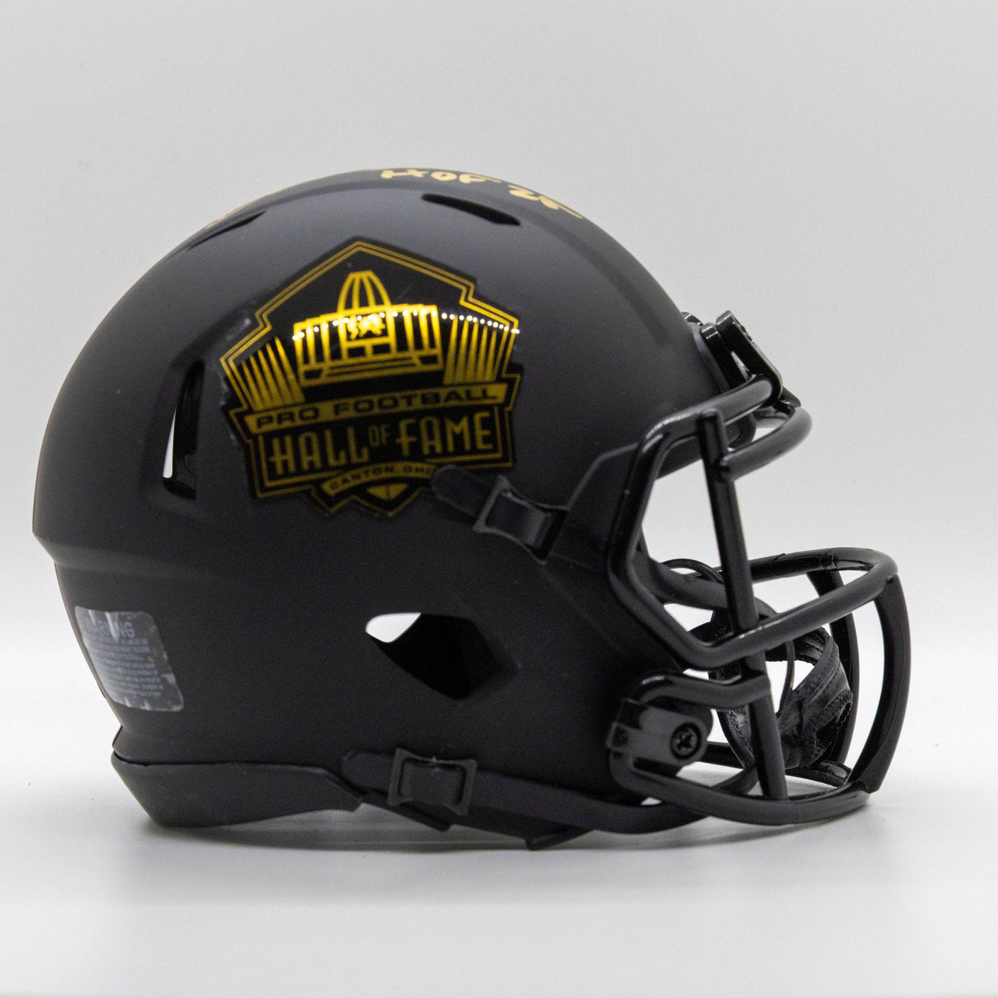 Eric Allen Autographed Hall of Fame Black Mini Helmet