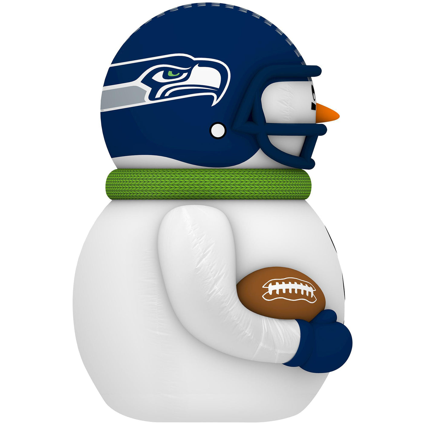 Seahawks Team Pride Inflatable Snowman Player