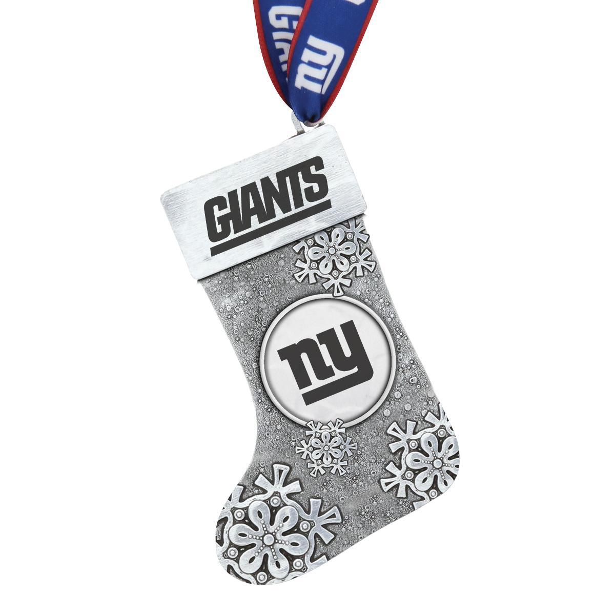 Giants Snowflake Stocking Ornament