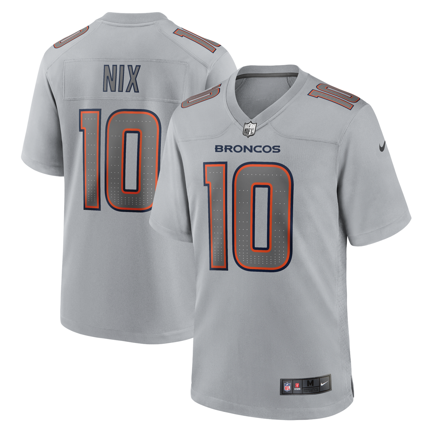 Broncos Bo Nix 2025 Nike Men's Atmoshphere Jersey