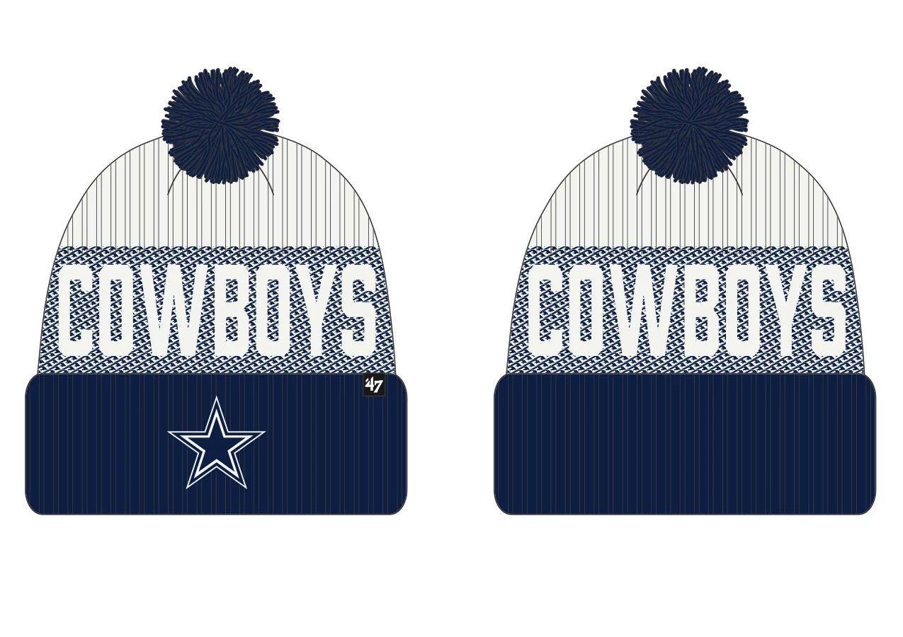 Cowboys 2026 '47 Brand Men's Bone Chill Cuff Knit Hat