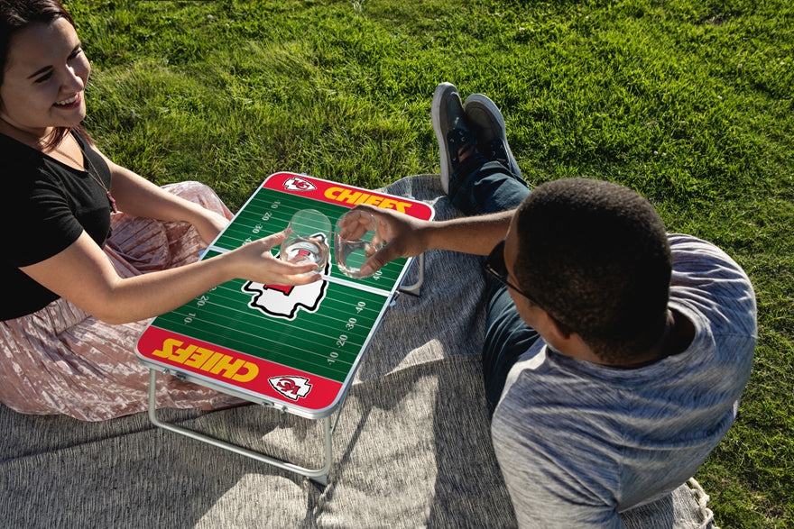Chiefs Concert Table Mini Portable Table Pro Football Hall of Fame