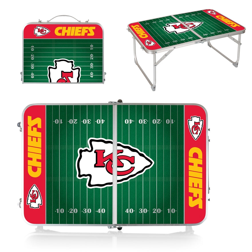 Chiefs Concert Table Mini Portable Table Pro Football Hall of Fame