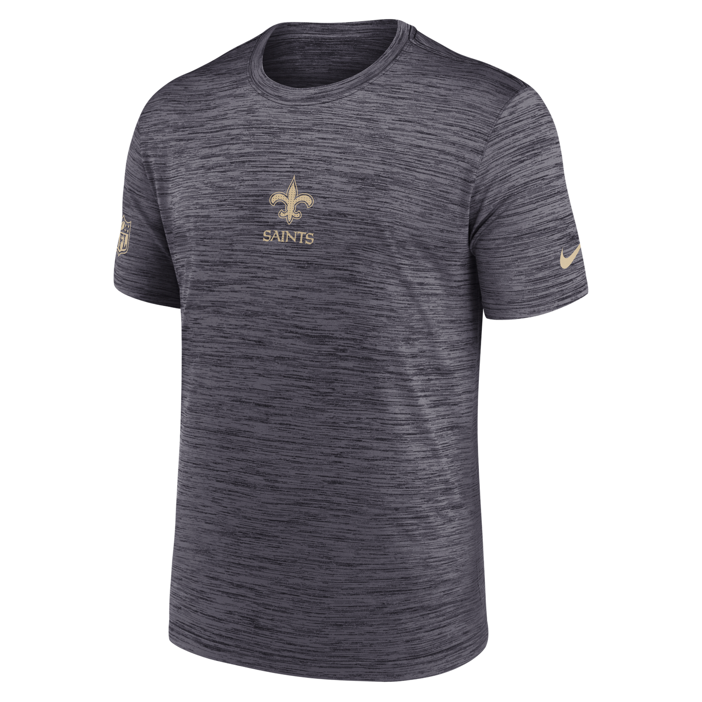 Saints 2025 Nike Dri-Fit Sideline Team Issue Velocity T-Shirt
