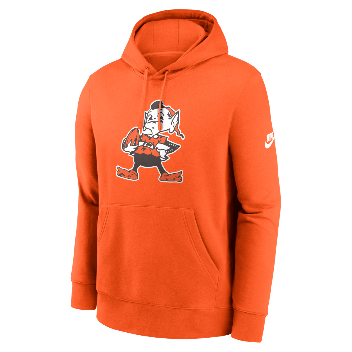 Browns 2026 Nike Men's Club Logo Hoodie Pro Football Hall of Fame