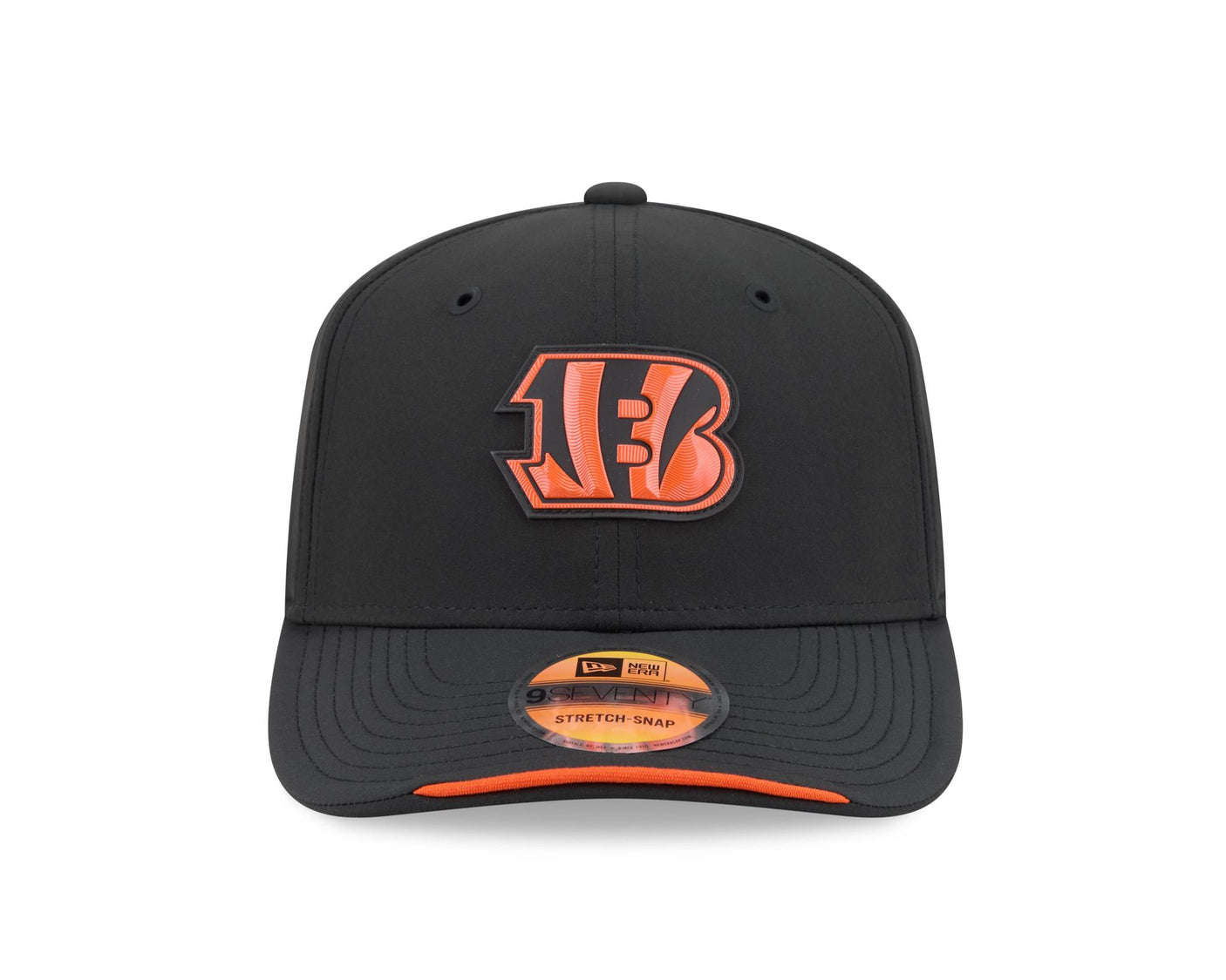 Bengals 2026 New Era Men's 9SEVENTY Stretch Snap Sideline Hat