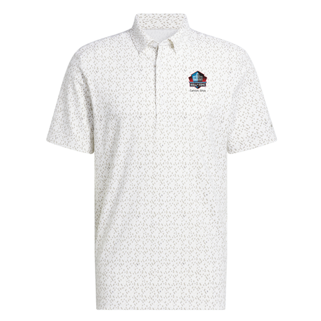 Hall of Fame Adidas White Ultimate365 Micro Argyle Polo