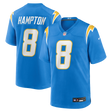 Chargers Omarion Hampton Men's Nike Game Jersey