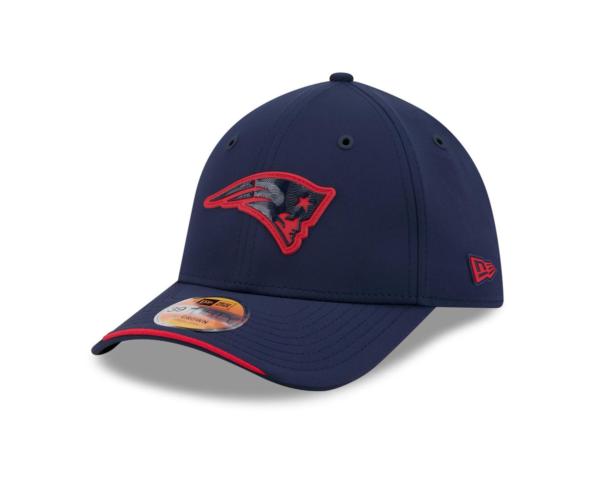 Patriots 2026 New Era Men's 39THIRTY Sideline Hat Pro Football Hall of Fame