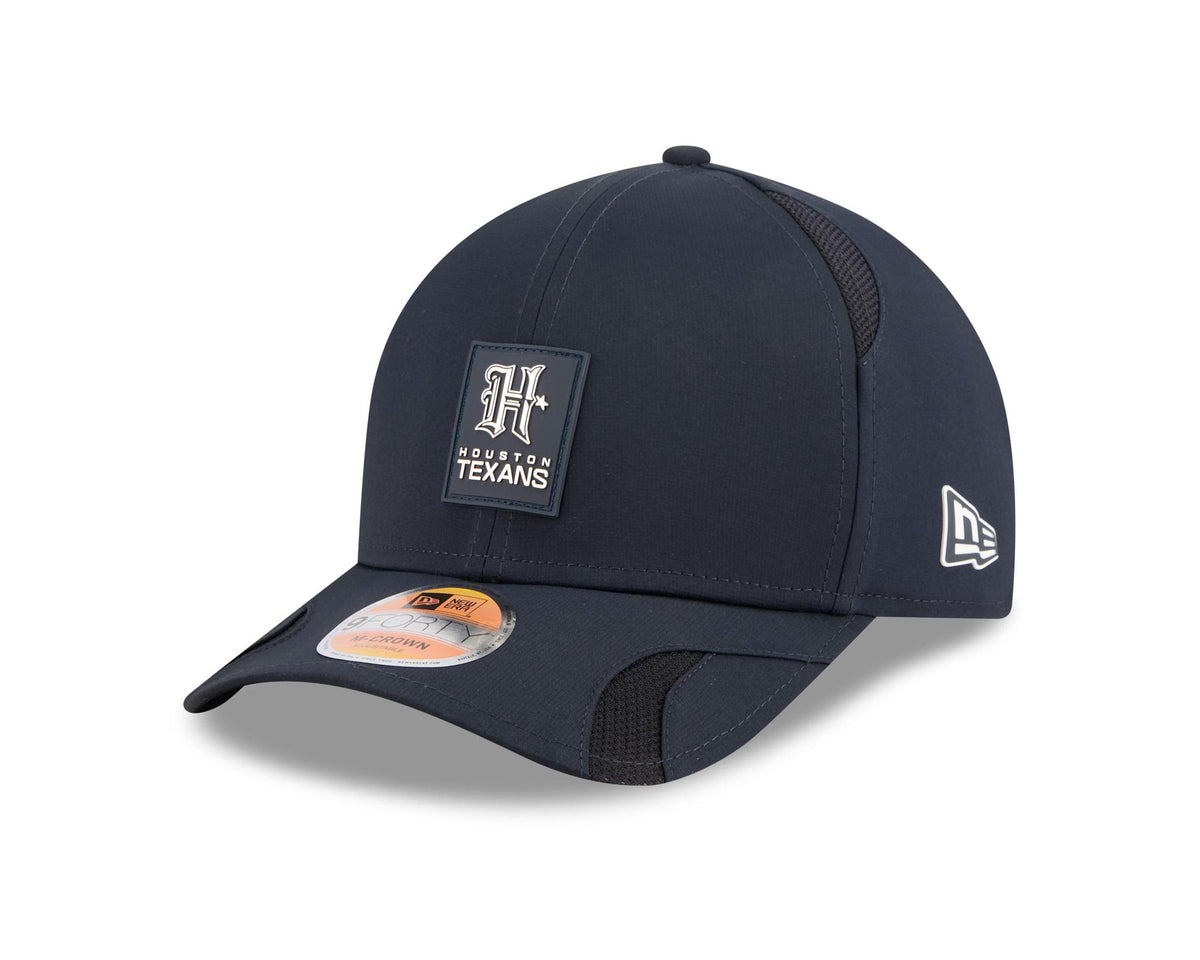 Texans 2025 New Era Men's 9FORTY Sideline Hat Pro Football Hall of Fame