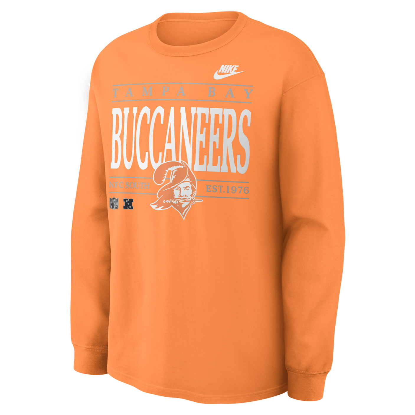 Buccaneers 2026 Nike Men's Nike Max 90 Long Sleeve T-Shirt