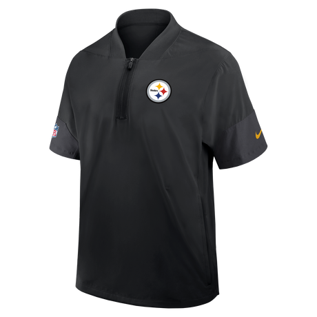 Steelers 2025 Men's Nike Lightweight Coaches Short Sleeve Jacket