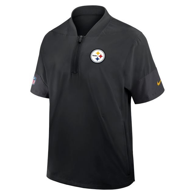 Steelers 2025 Men's Nike Lightweight Coaches Short Sleeve Jacket