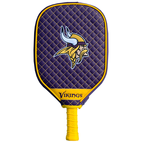 Vikings Quilted Pickleball Paddle Cover