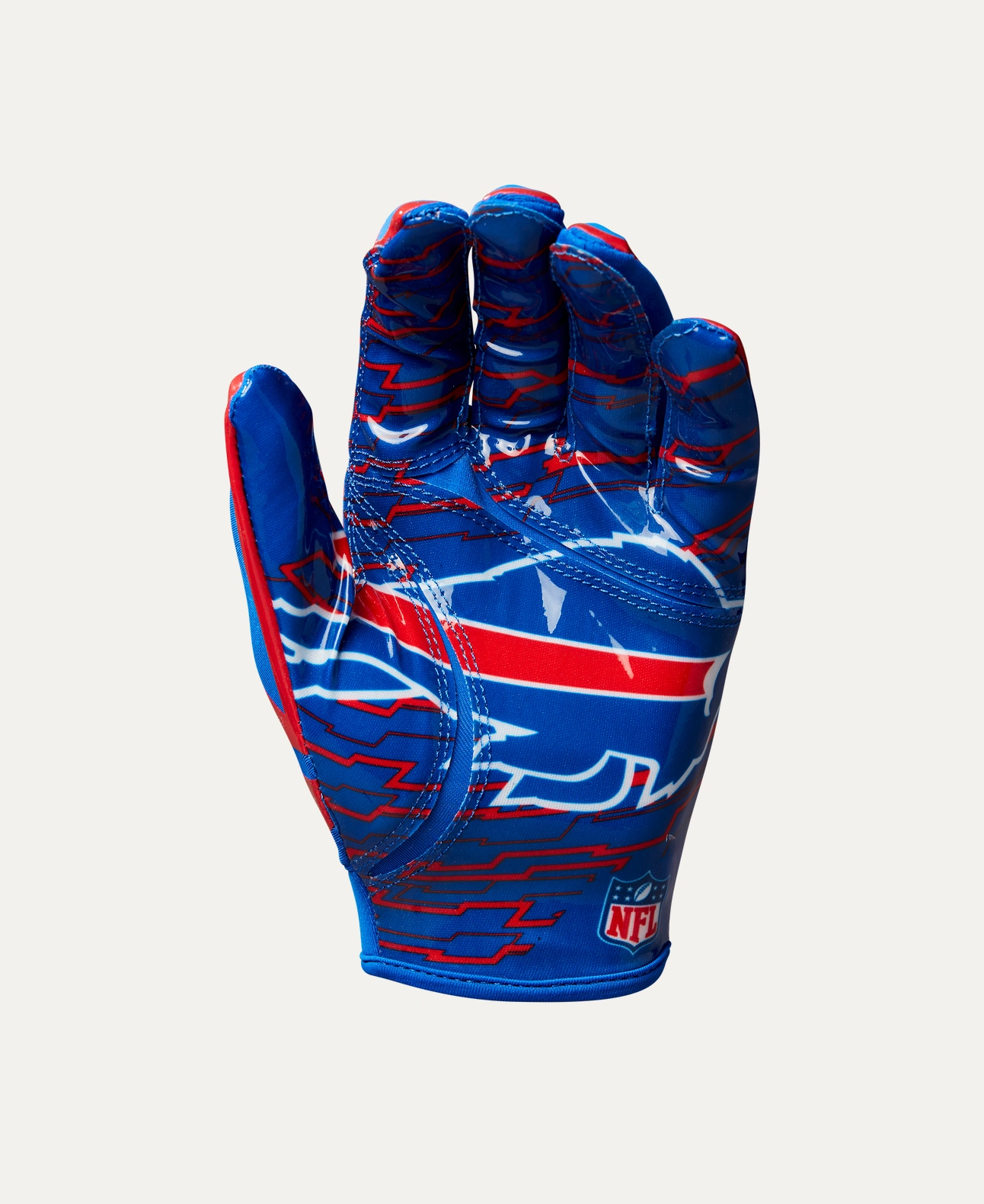 Bills 2025 Wilson Adult NFL Stretch Fit Receivers Gloves
