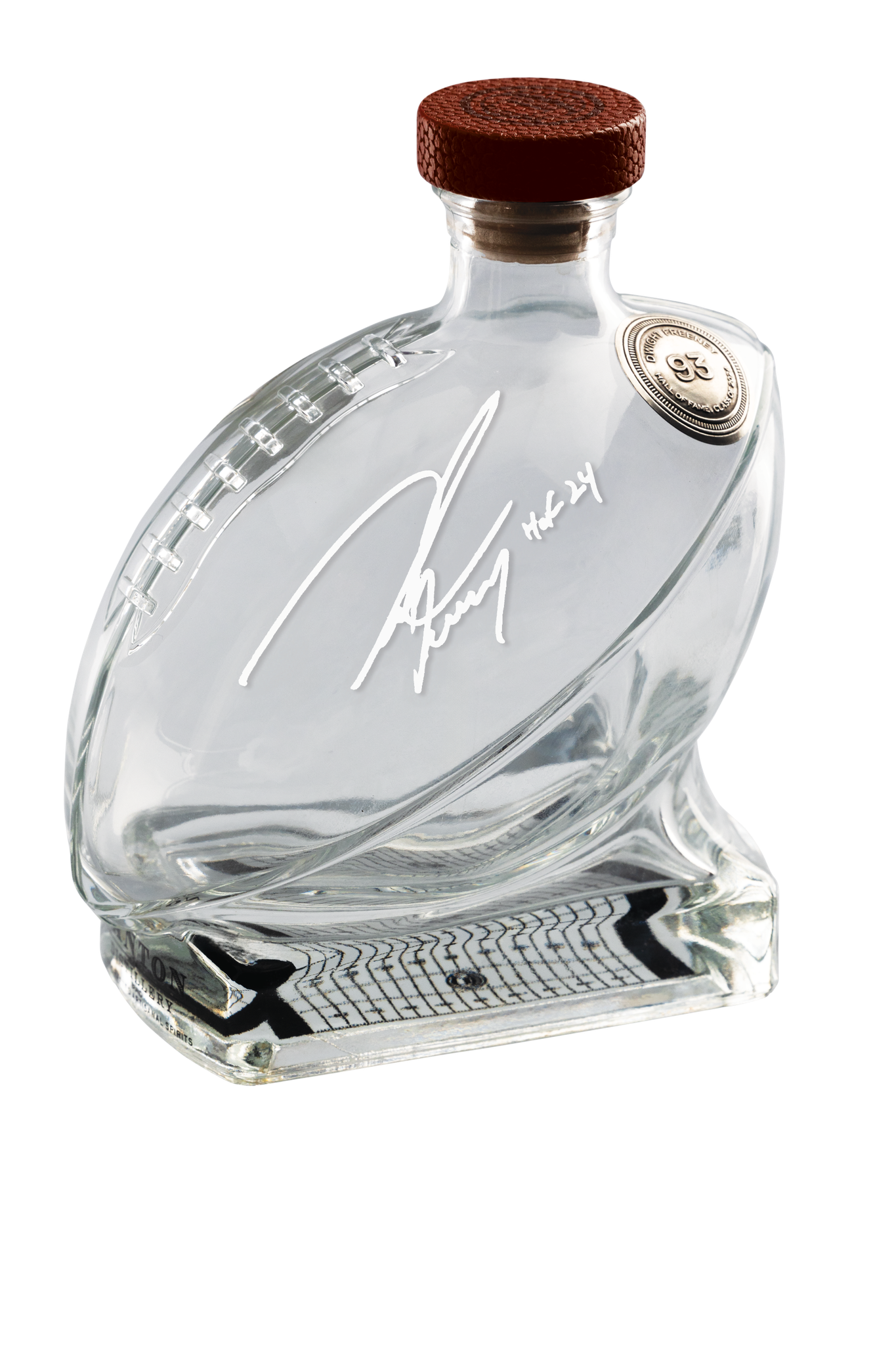 Dwight Freeney Class of 2024 Canton Distillery Football Decanter