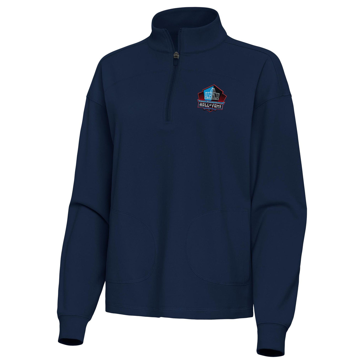 Hall of Fame Antigua Women's Navy Echelon 1/2 Zip Pullover