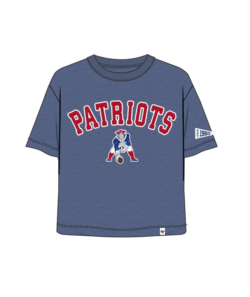 Patriots 2026 '47 Brand Women's Historic Heavy Slub T-Shirt