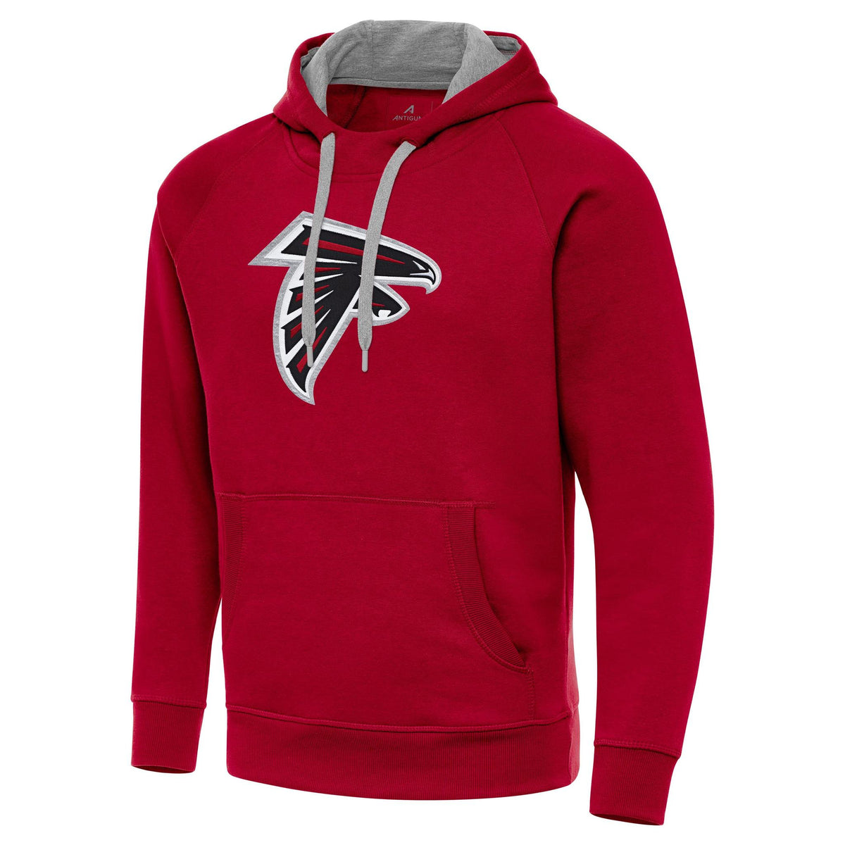 Falcons Antigua Men's Dark Red Cloud Pullover Hoodie Pro Football Hall of Fame