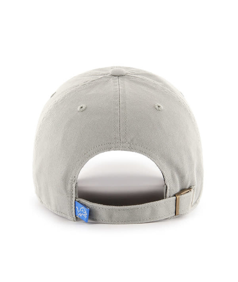 Lions 2025 '47 Brand Men's Gray Clean Up Hat