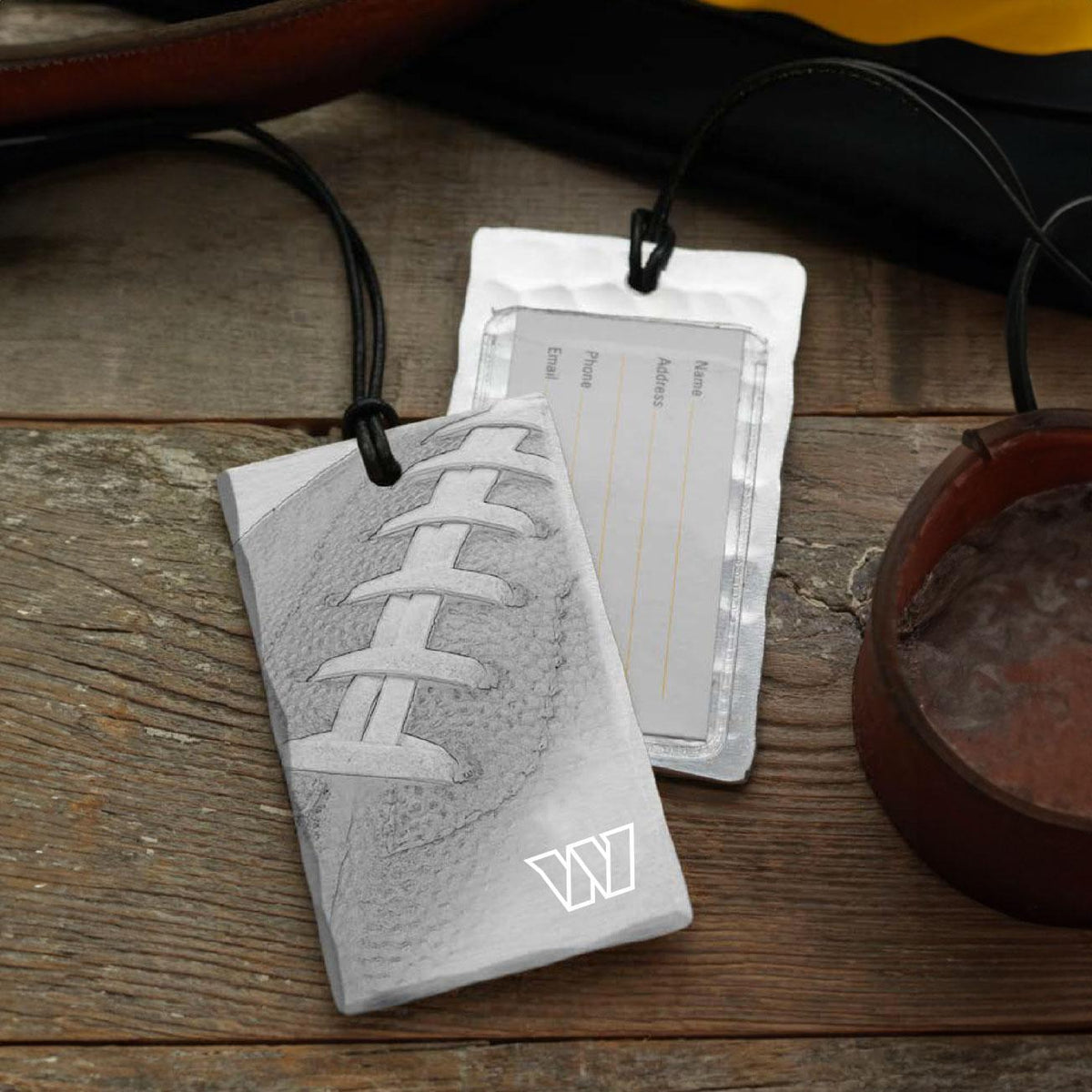 Commanders Football Bag Tag