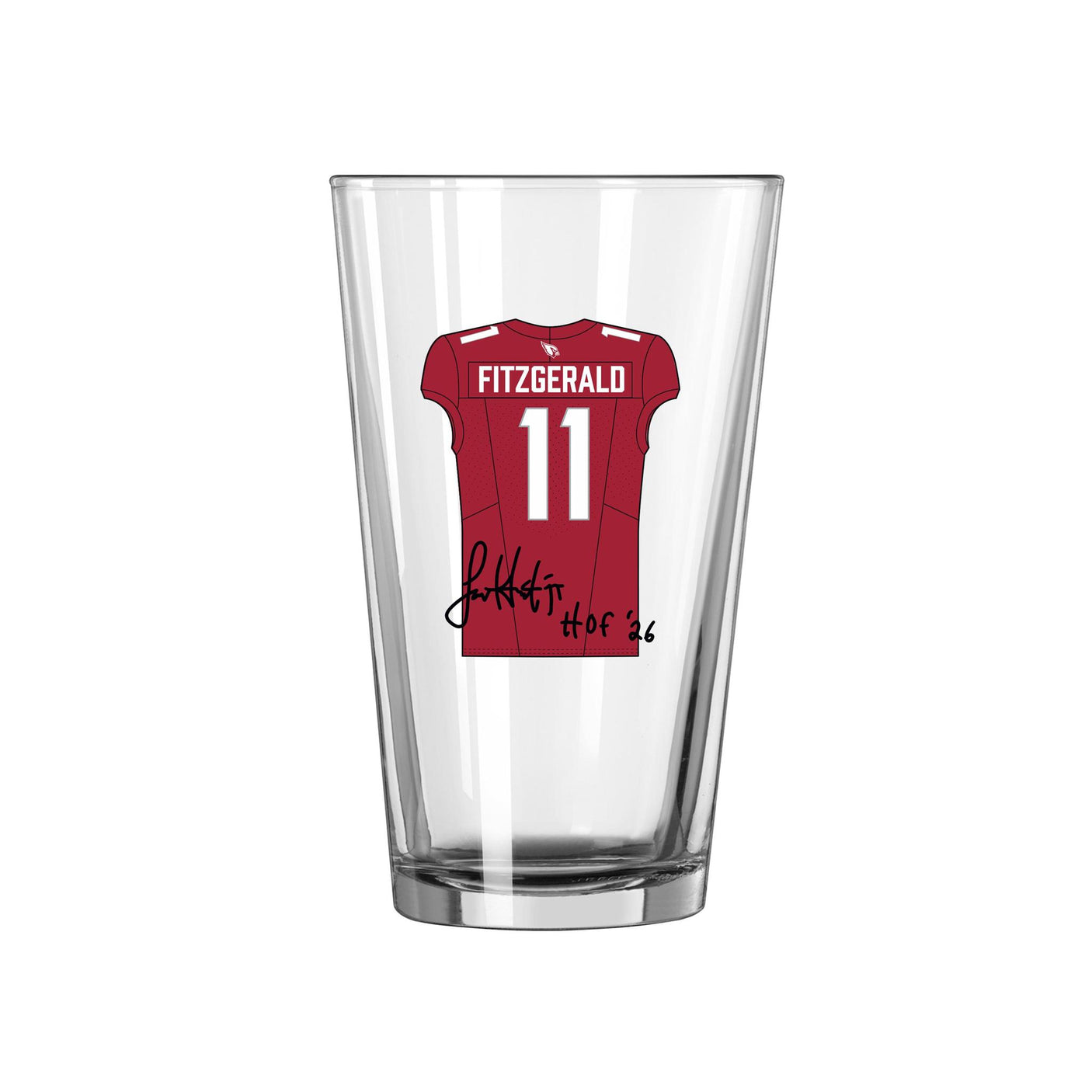 Cardinals Larry Fitzgerald Pint Glass