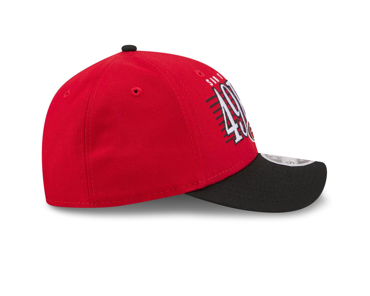 49ers 2026 New Era Men's 9FORTY M Crown Loyal Hat Pro Football Hall of Fame