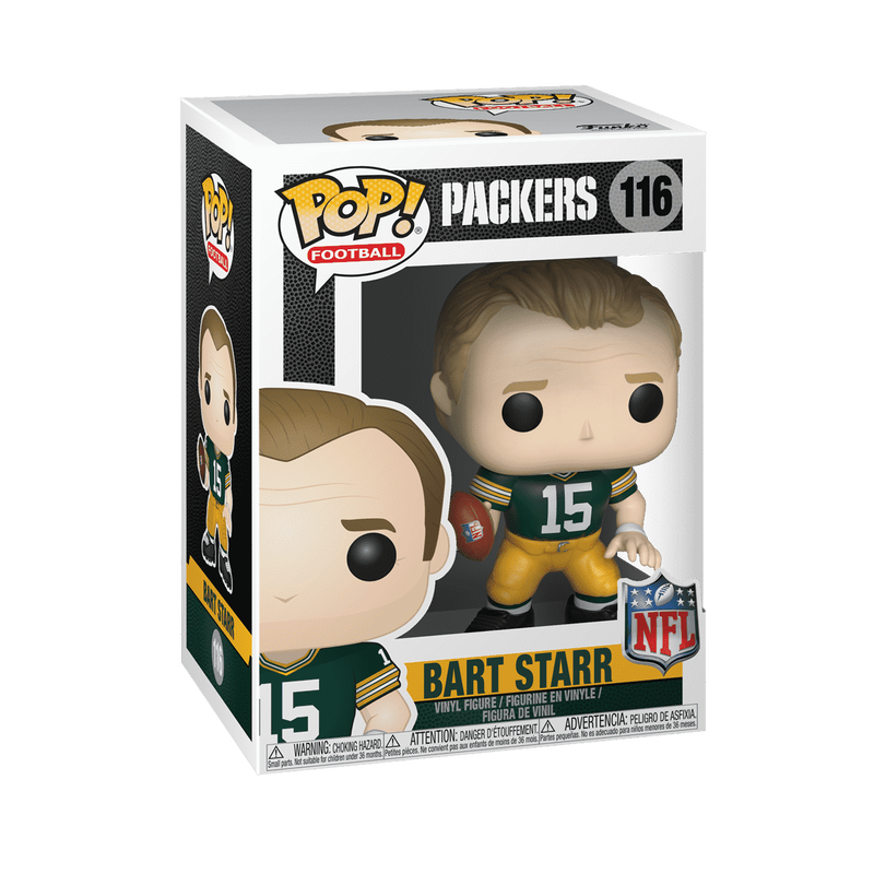 Packers Bart Starr Funko Pop! 116 Pro Football Hall of Fame