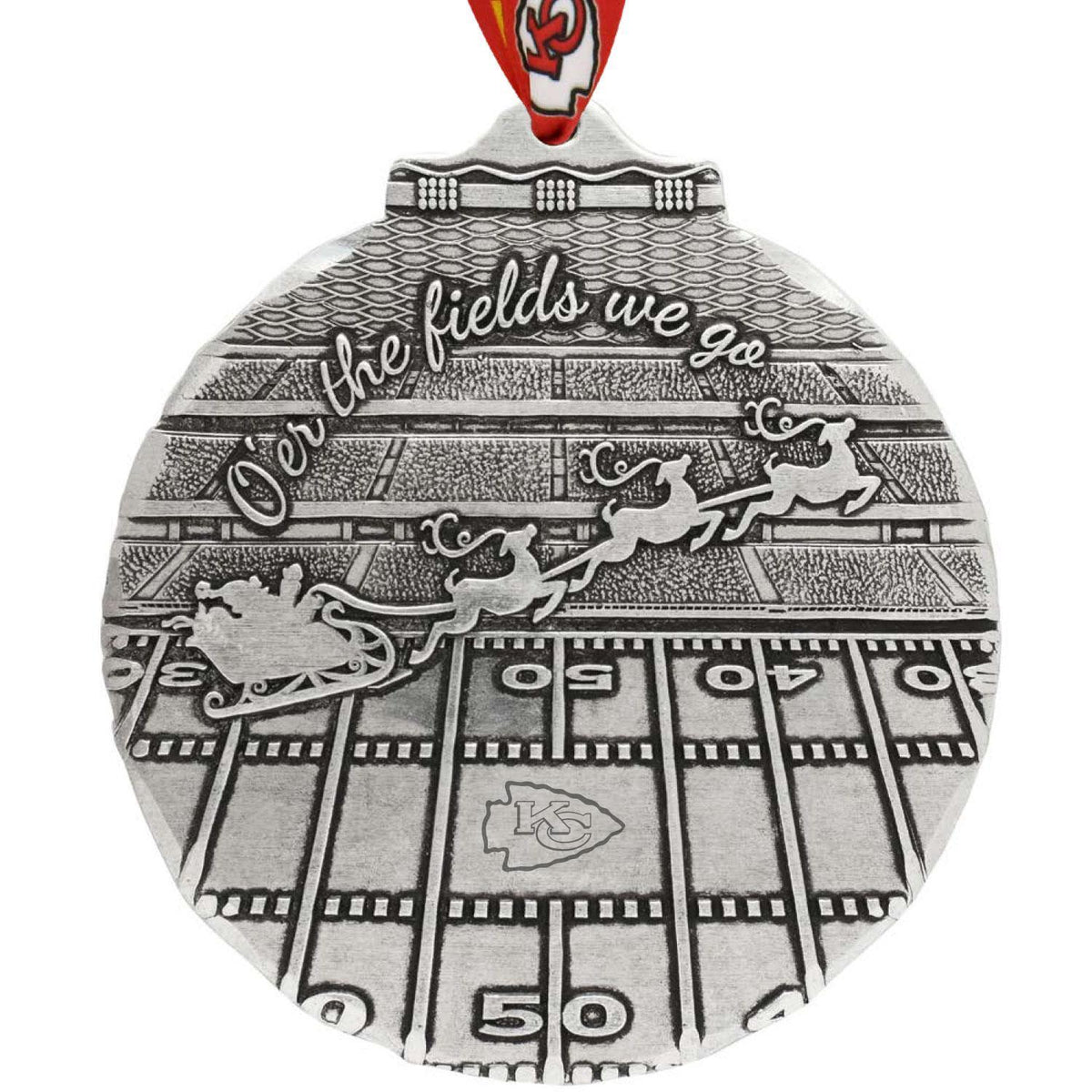 Chiefs O'er The Fields We Go Ornament