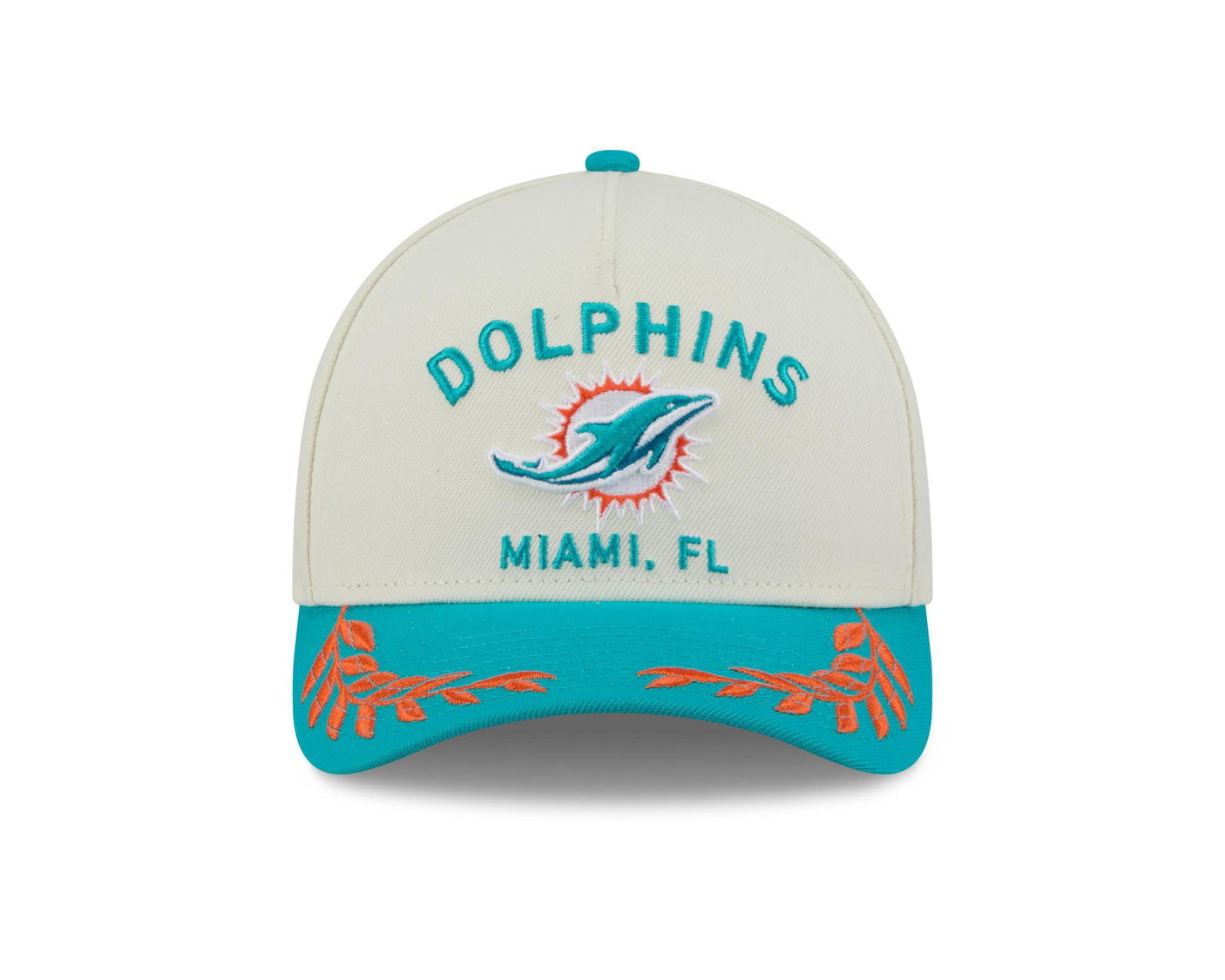 Dolphins 2025 New Era 9FORTY Stretch Snap Color Way Draft Hat