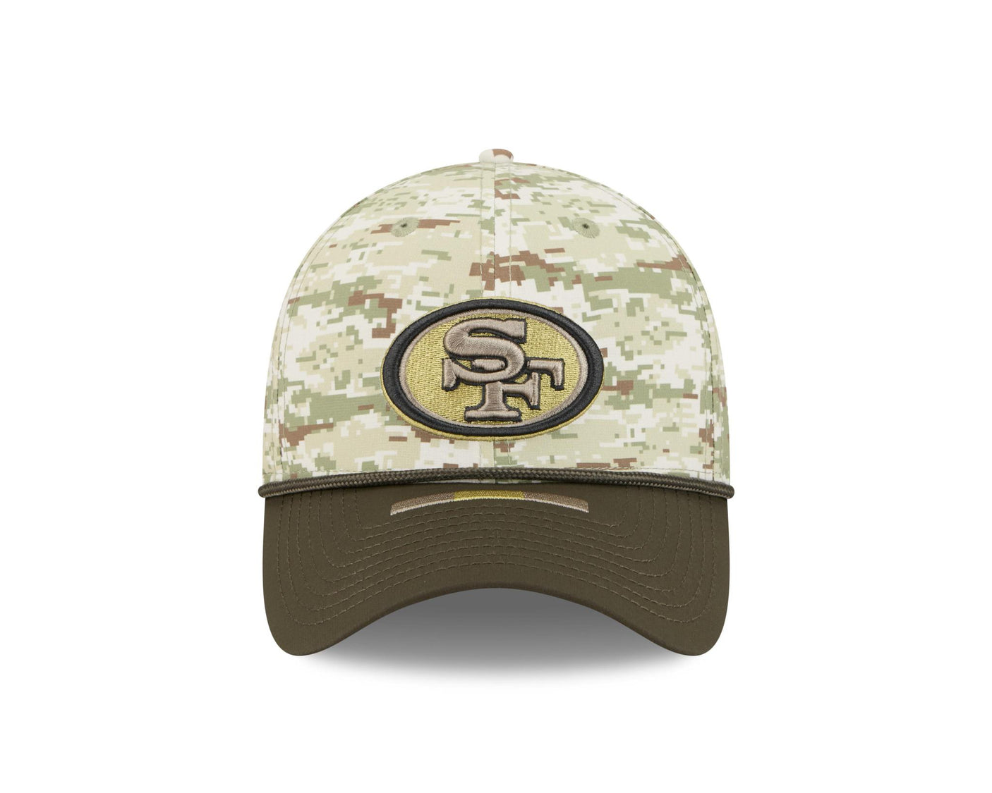 49ers 2025 New Era Men's 39THIRTY Salute to Service Hat