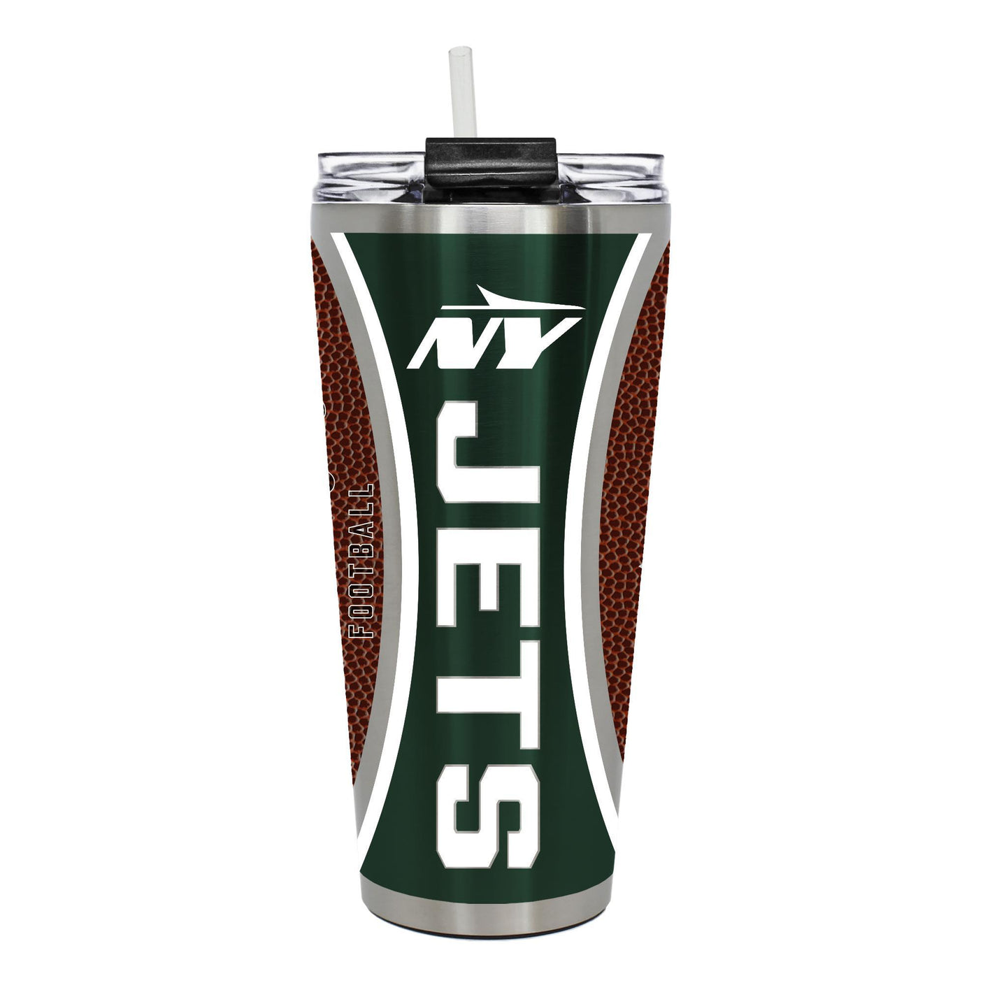 Jets Big Slim Gameball 32oz Tumbler