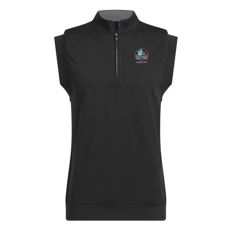 Hall of Fame Men's Adidas Black Ultimate365 Classic 1/4 Zip Vest