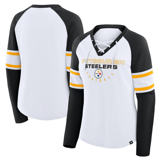 Steelers 2025 Women's Fanatics Blitz Package Long Sleeve Fashion Top