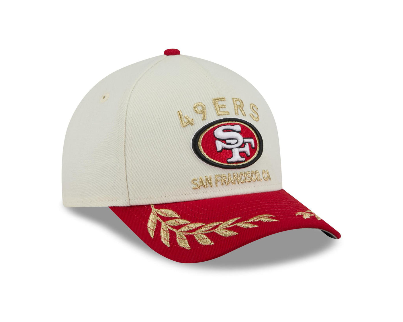 49ers 2025 New Era 9FORTY Stretch Snap Color Way Draft Hat