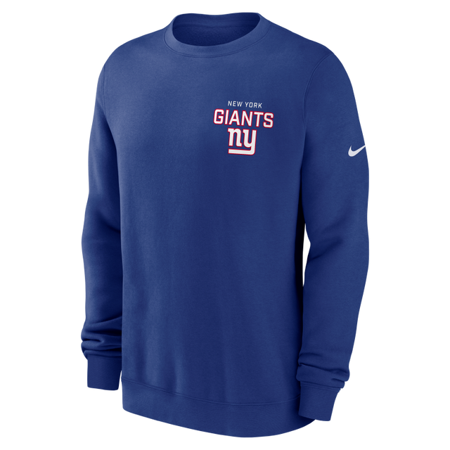 Giants 2025 Men's Nike Fleece Club Crewneck