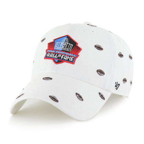 Hall of Fame 2025 '47 Brand Women's White Confetti Clean Up Hat