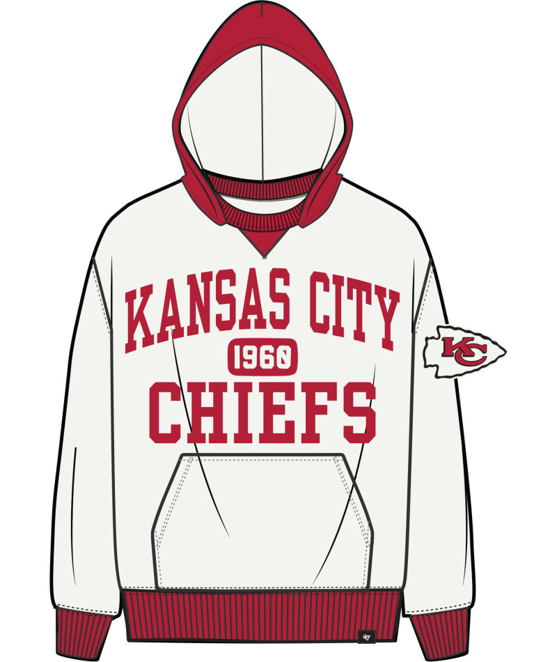 Chiefs 2025 '47 Brand Men's Skipper Original Hoodie
