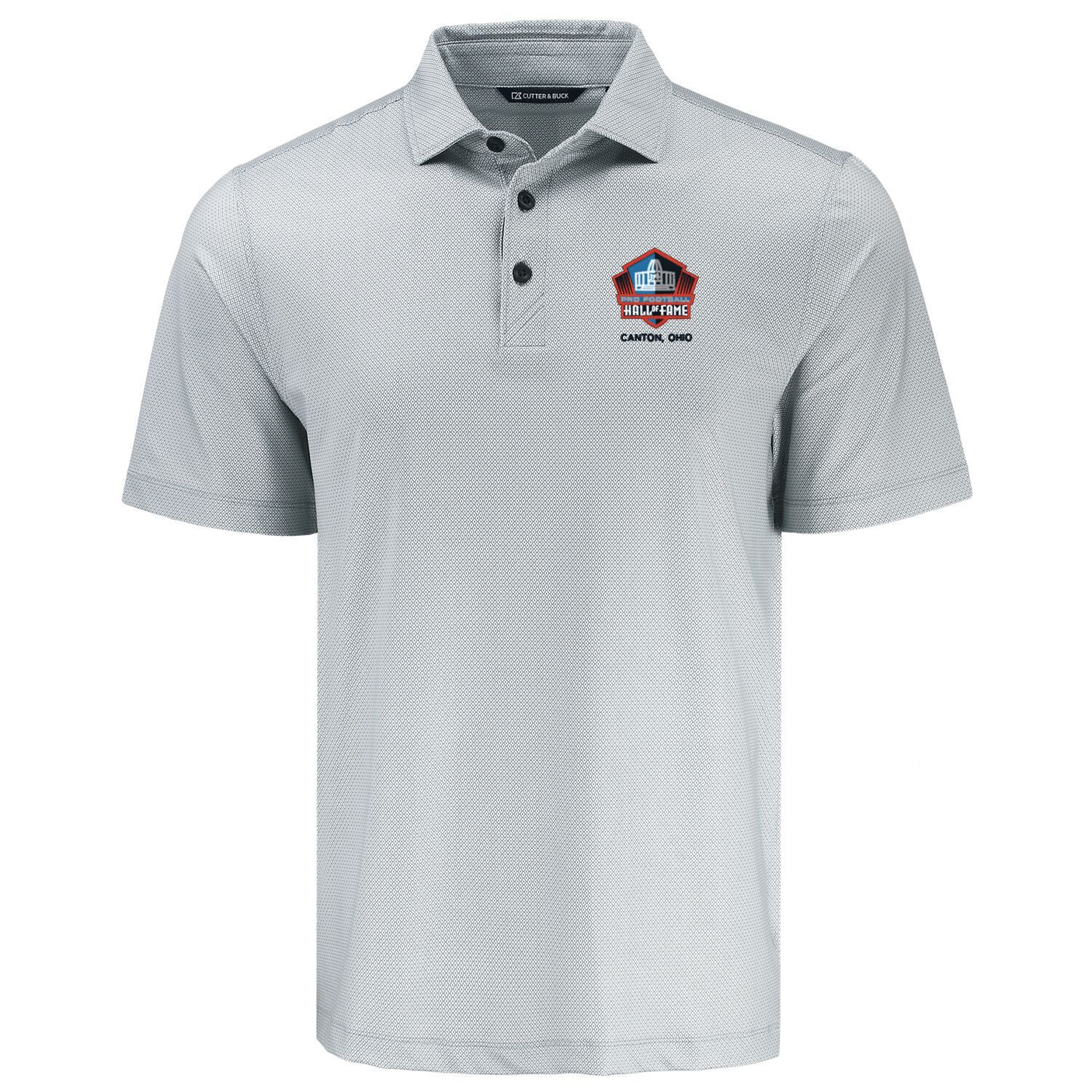 Hall of Fame Cutter & Buck Men's Pike Recycled Lattice Print Polo