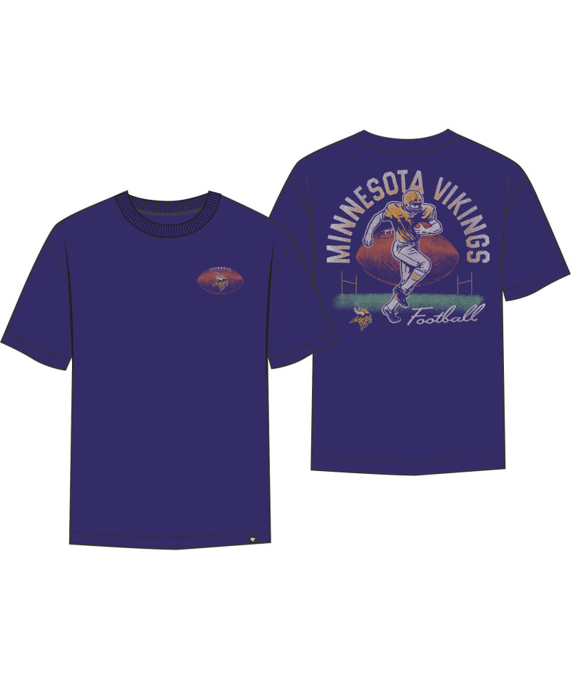 Vikings 2025 '47 Brand Men's Game On Foundation T-Shirt