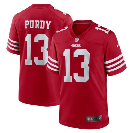 49ers Brock Purdy Nike Men's Red Game Jersey