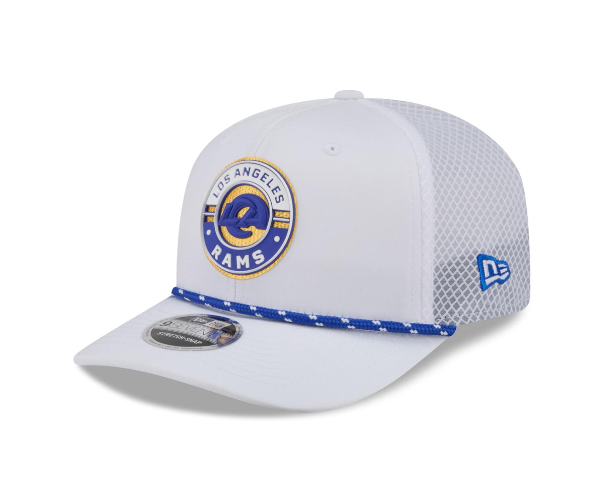 Rams 2026 New Era Men's 9SEVENTY Stretch Snap Two-Tone Hat Pro Football Hall of Fame