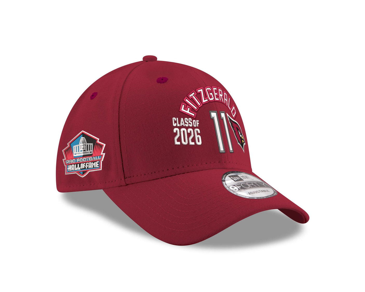 Larry Fitzgerald Cardinals Class of 2026 New Era GCP 9FORTY Name and Number Hat