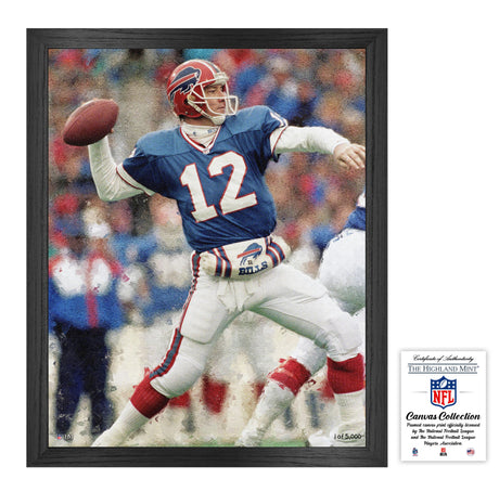 Buffalo Bills Jim Kelly 16x20 Framed Canvas