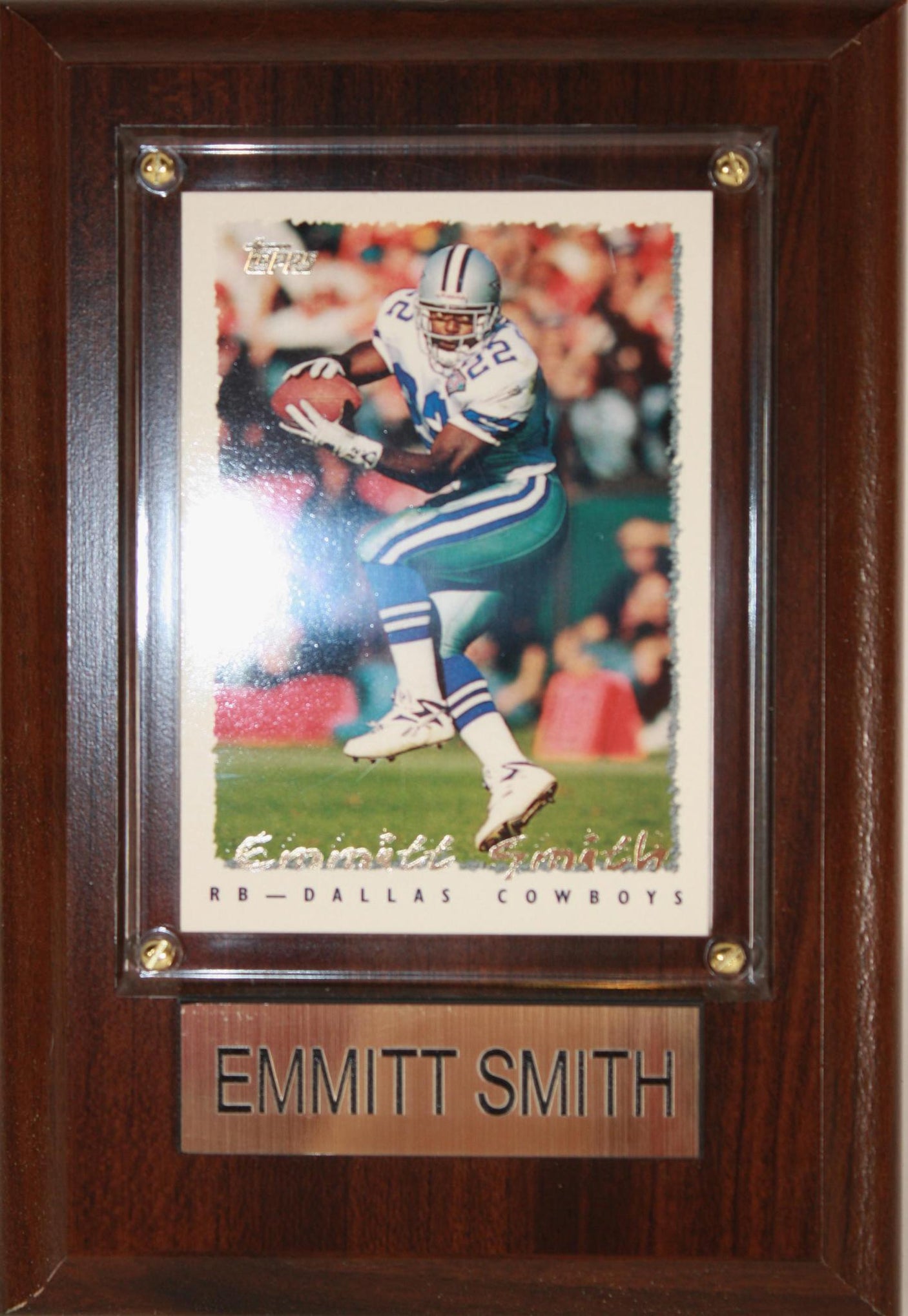 Emmitt Smith 4x6 Plaque