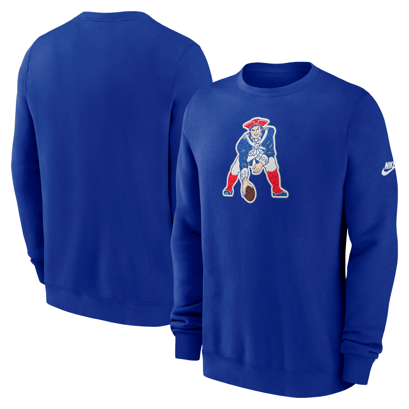 Patriots 2025 Nike Men's Rewind Club Crewneck