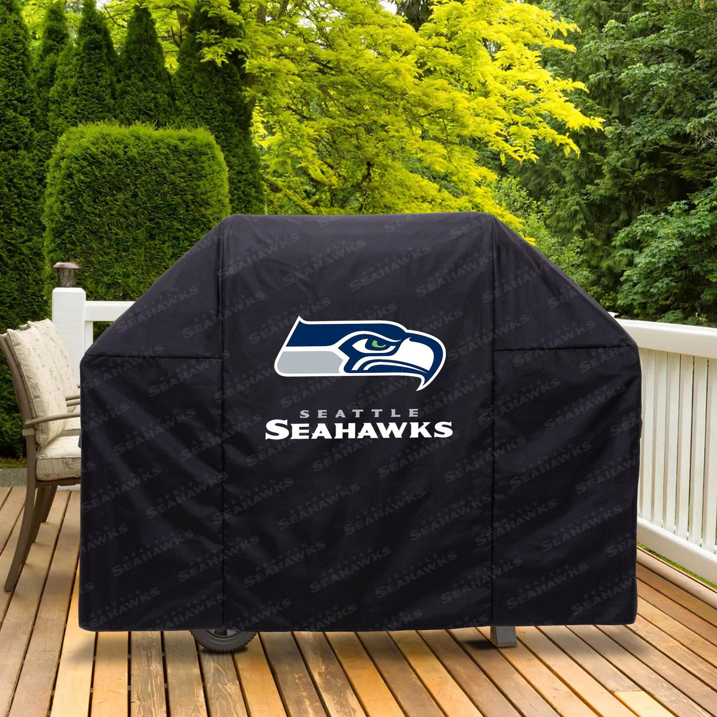 Seahawks Heavy Duty Grill Cover