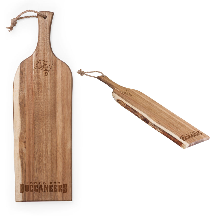 Buccaneers Artisan 24" Acacia Charcuterie Board by Picnic Time Pro Football Hall of Fame